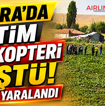 Ankara’da Eğitim Helikopteri Düştü: İki Pilot Yaralandı