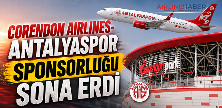Corendon Airlines-Antalyaspor sponsorluğu sona erdi