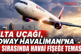 Delta Uçağı, Midway Havalimanı’na İniş Sırasında Havai Fişeğe Temas Etti