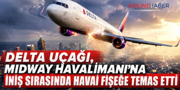 Delta Uçağı, Midway Havalimanı’na İniş Sırasında Havai Fişeğe Temas Etti