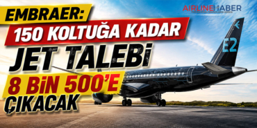 Embraer: 150 Koltuğa Kadar Jet Talebi 8 Bin 500’e Çıkacak