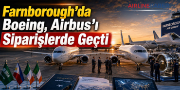 Farnborough’da Boeing, Airbus’ı Siparişlerde Geçti