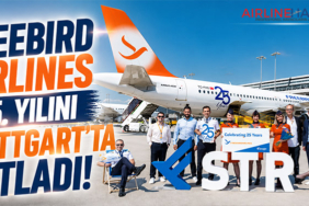Freebird Airlines 25. yılını Stuttgart’ta kutladı
