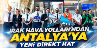Irak Hava Yolları’ndan Antalya’ya Yeni Direkt Hat