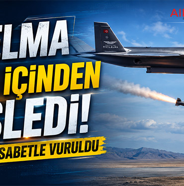 KIZILELMA gövde içinden ateşledi: Hedef tam isabetle vuruldu