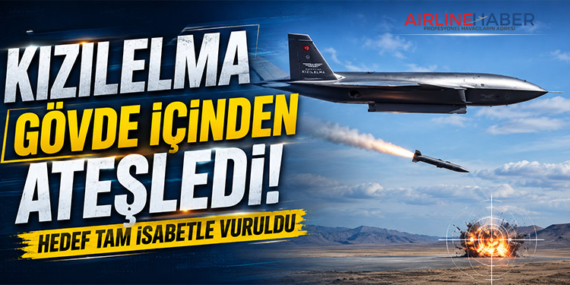 KIZILELMA gövde içinden ateşledi: Hedef tam isabetle vuruldu