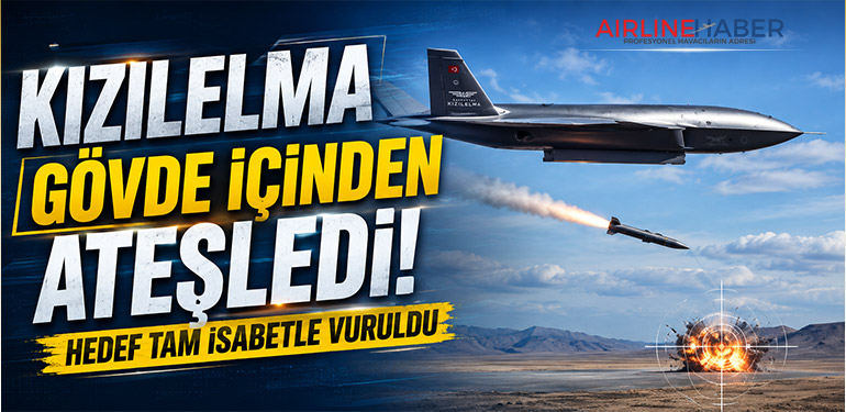 KIZILELMA gövde içinden ateşledi: Hedef tam isabetle vuruldu