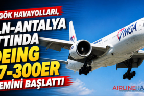 Mavi Gök Havayolları, Köln-Antalya Hattında Boeing 777-300ER Dönemini Başlattı