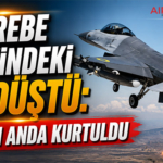 Muharebe görevindeki F-16 düştü: Pilot son anda kurtuldu