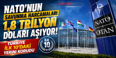 NATO’nun Savunma Harcamaları 1,8 Trilyon Doları Aşıyor! Türkiye İlk 10’daki Yerini Korudu