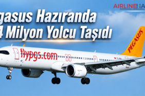 Pegasus Haziranda 3,74 Milyon Yolcu Taşıdı
