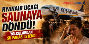 Ryanair uçağı saunaya döndü: Yolculardan su parası istendi