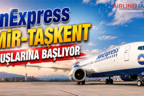 SunExpress İzmir-Taşkent Uçuşlarına Başlıyor