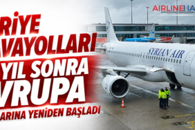 Suriye Havayolları 14 Yıl Sonra Avrupa Uçuşlarına Yeniden Başladı