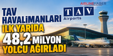 TAV Havalimanları ilk yarıda 48,2 milyon yolcu ağırladı
