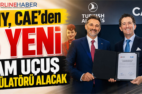 THY, CAE’den 5 Yeni Tam Uçuş Simülatörü Alacak