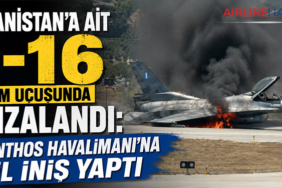 Yunanistan’a Ait F-16 Eğitim Uçuşunda Arızalandı: Zakinthos Havalimanı’na Acil İniş Yaptı