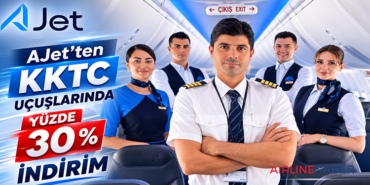 AJet’ten KKTC Uçuşlarında Yüzde 30 İndirim