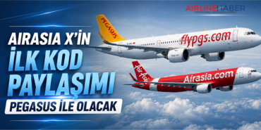 AirAsia X’in İlk Kod Paylaşımı Pegasus ile Olacak