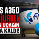 Airbus A350 geri itilirken çalışan uçağın altında kaldı