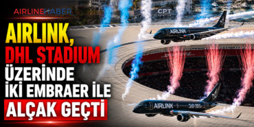 Airlink, DHL Stadium Üzerinde İki Embraer ile Alçak Geçti