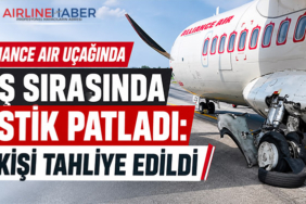 Alliance Air Uçağında İniş Sırasında Lastik Patladı: 41 Kişi Tahliye Edildi