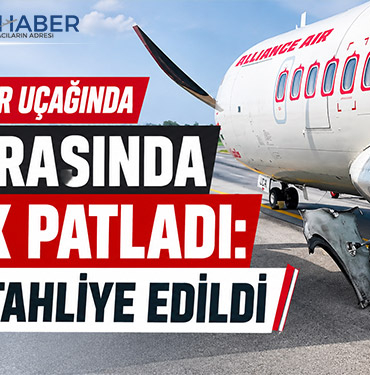 Alliance Air Uçağında İniş Sırasında Lastik Patladı: 41 Kişi Tahliye Edildi
