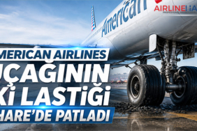 American Airlines Uçağının İki Lastiği O’Hare’de Patladı