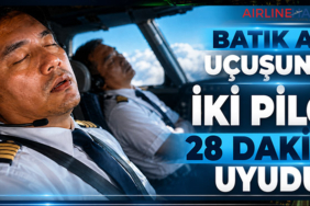 Batik Air Uçuşunda İki Pilot 28 Dakika Uyudu