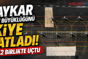 Baykar sürü büyüklüğünü ikiye katladı: 10 K2 birlikte uçtu