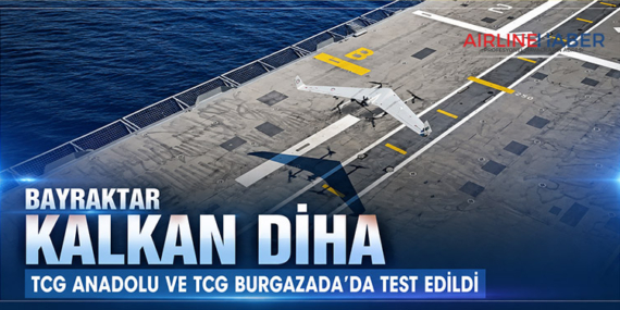 Bayraktar KALKAN DİHA TCG Anadolu ve TCG Burgazada'da Test Edildi
