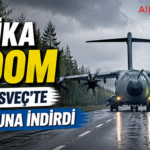 Belçika A400M uçağını İsveç’te karayoluna indirdi