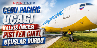 Cebu Pacific Uçağı Kalkış Öncesi Pistten Çıktı, Uçuşlar Durdu