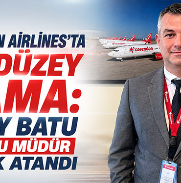 Corendon Airlines’ta Üst Düzey Atama: Atılay Batu Sorumlu Müdür Olarak Atandı