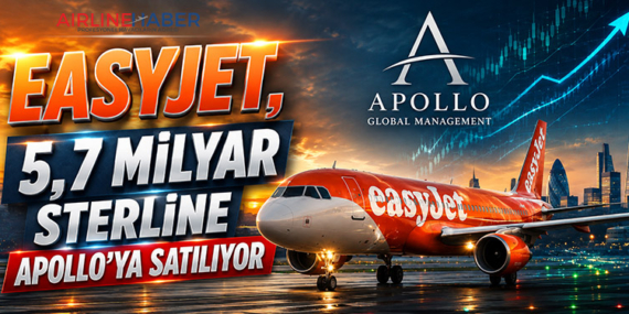 EasyJet, 5,7 Milyar Sterline Apollo’ya Satılıyor