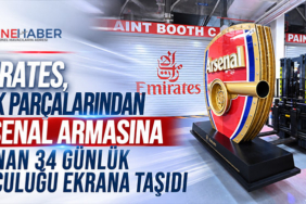 Emirates, uçak parçalarından Arsenal armasına uzanan 34 günlük yolculuğu ekrana taşıdı