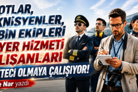 Pilotlar, Teknisyenler, Kabin Ekipleri ve Yer Hizmeti Çalışanları Gazeteci Olmaya Çalışıyor!