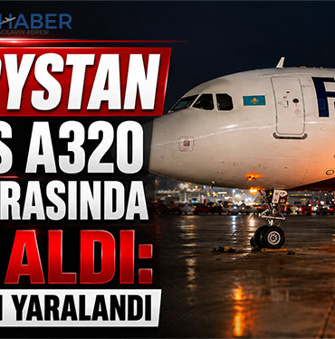 FlyArystan Airbus A320 Bakım Sırasında Alev Aldı: Bir Çalışan Yaralandı