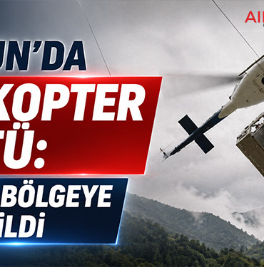Giresun’da Helikopter Düştü: Ekipler Bölgeye Sevk Edildi
