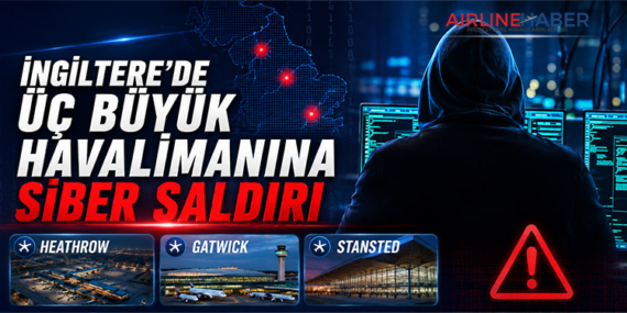 İngiltere’de Üç Büyük Havalimanına Siber Saldırı