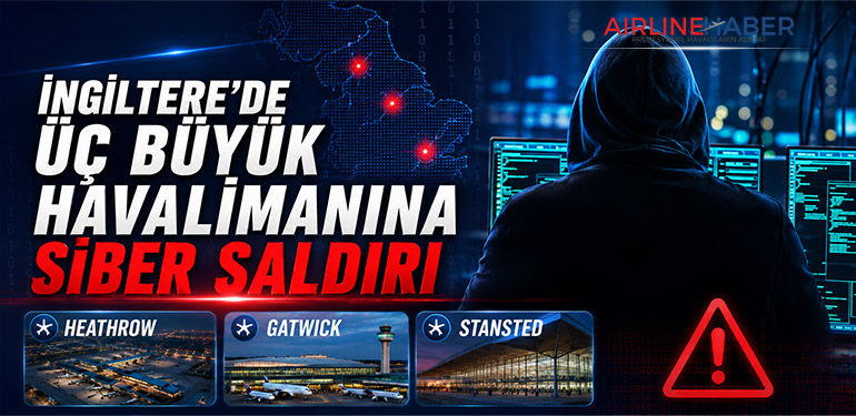 İngiltere’de Üç Büyük Havalimanına Siber Saldırı