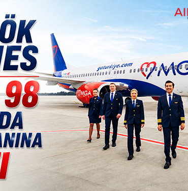 Mavi Gök Airlines Yüzde 98 Zamanında Kalkış Oranına Ulaştı