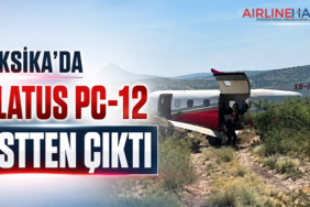 Meksika’da Pilatus PC-12 Pistten Çıktı