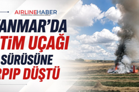 Myanmar’da Eğitim Uçağı Kuş Sürüsüne Çarpıp Düştü