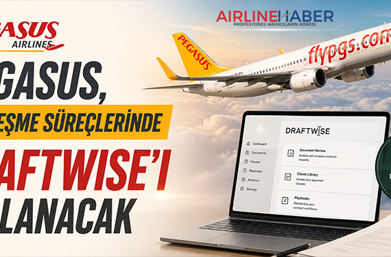 Pegasus, sözleşme süreçlerinde Draftwise’ı kullanacak