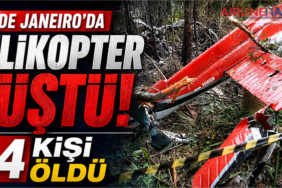 Rio de Janeiro’da Helikopter Düştü: 4 Kişi Öldü