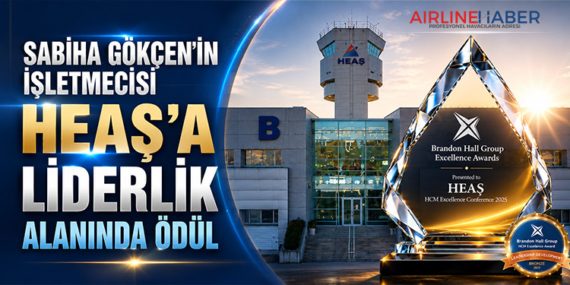 Sabiha Gökçen’in İşletmecisi HEAŞ’a Liderlik Alanında Ödül