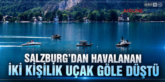 Salzburg'dan Havalanan İki Kişilik Uçak Göle Düştü