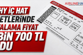THY İç Hat Biletlerinde Ortalama Fiyat 3 Bin 700 TL Oldu