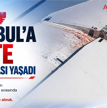 THY Uçağı İstanbul'a İnişte Kuş Çarpması Yaşadı